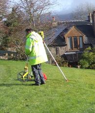 Surveyor on site